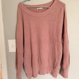 Blu Pepper Mauve Crew Neck Sweater